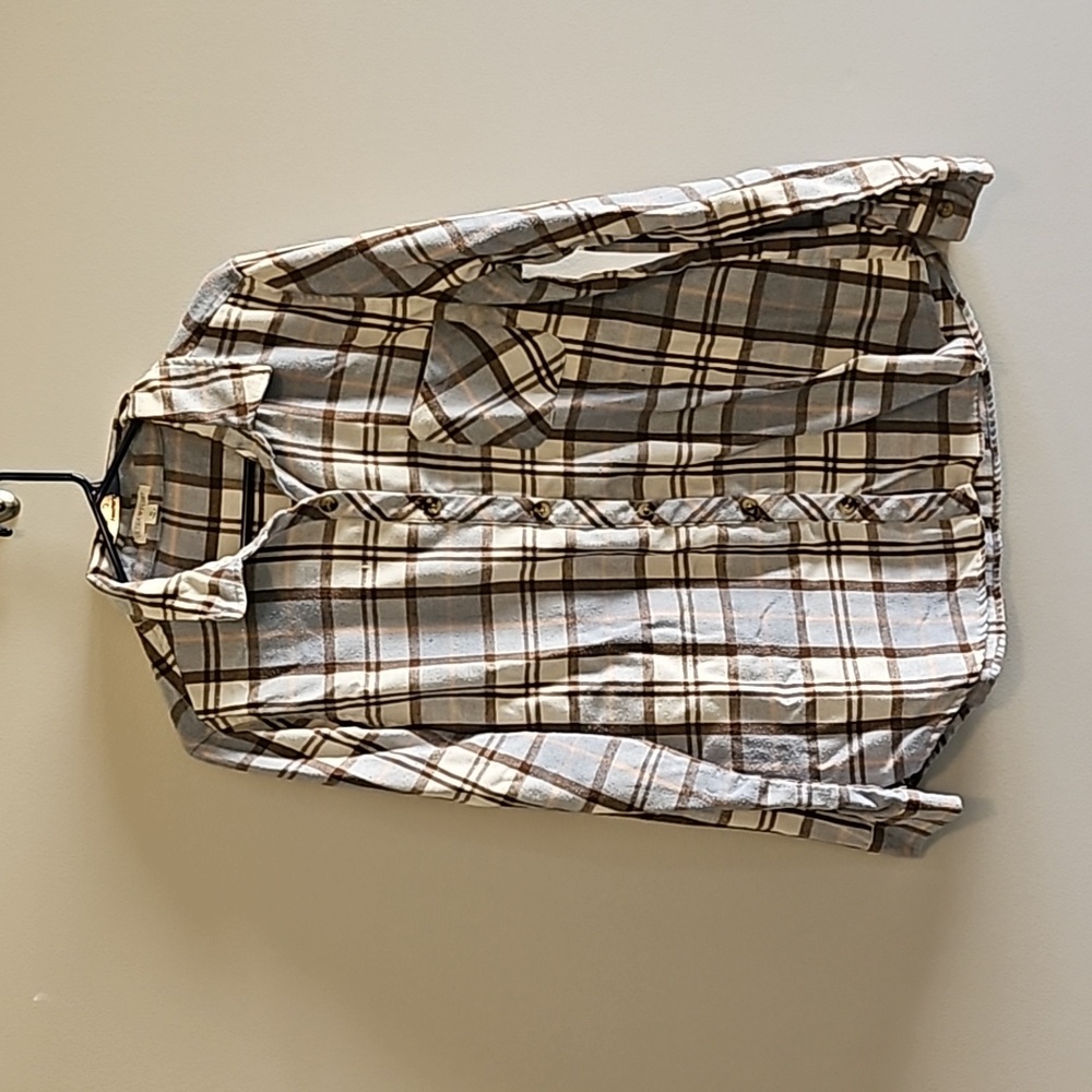 Ultra Flirt Plaid Flannel Shirt Size XL